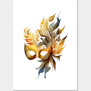 Masquerade mask Posters and Art